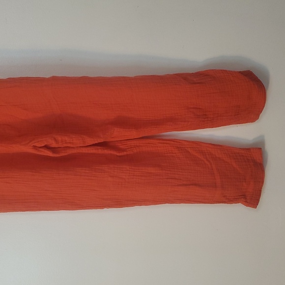 Anthropologie Saterday Sunday Isabel Tie-Front Jumpsuit Size XS Gauze Cotton - Picture 5 of 16